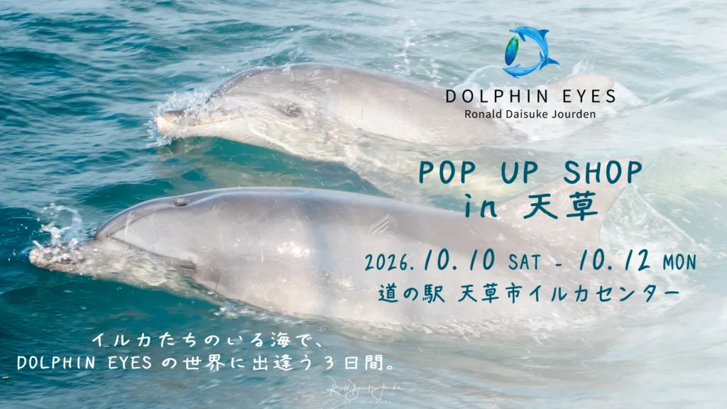 2026年10月10日〜12日、DOLPHIN EYES 天草市イルカセンターブース出店 LPメイン画像